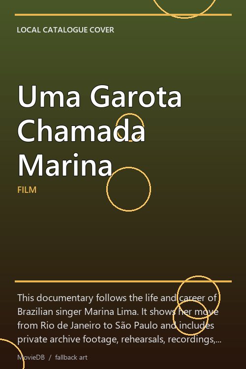 Uma Garota Chamada Marina poster