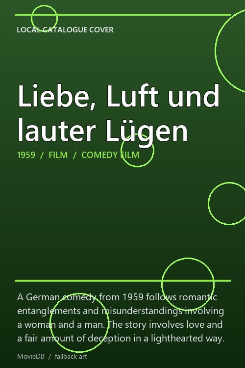 Liebe, Luft und lauter Lügen poster