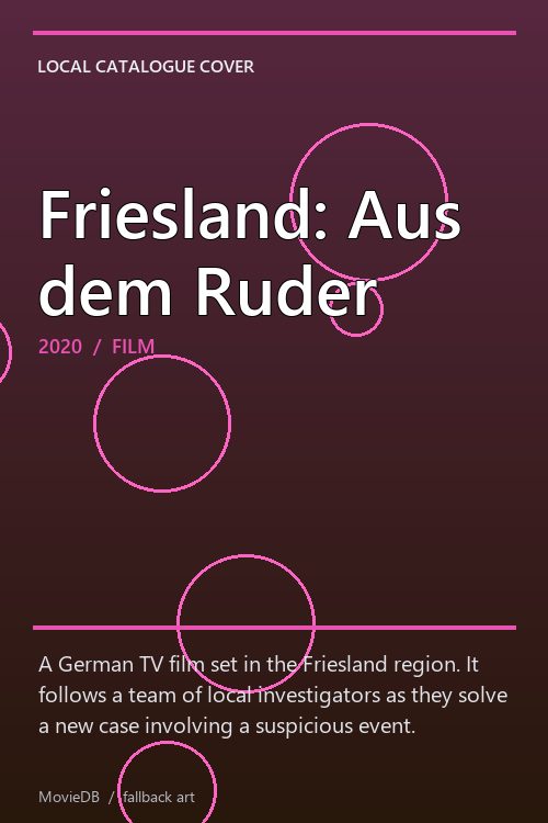 Friesland: Aus dem Ruder poster