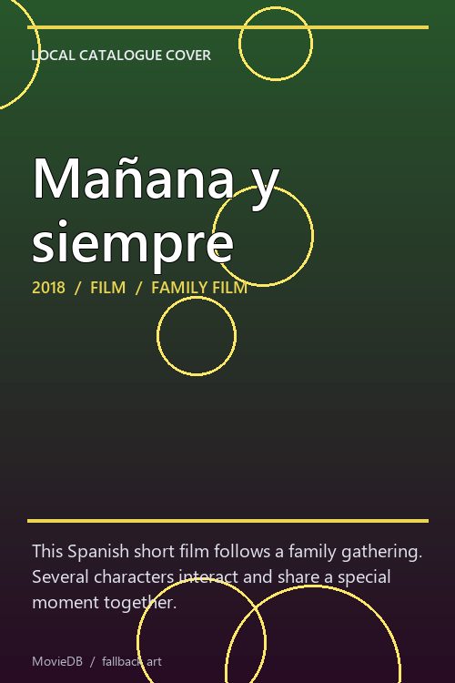 Mañana y siempre poster