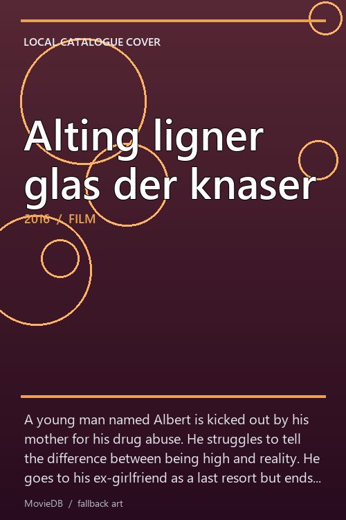 Alting ligner glas der knaser poster