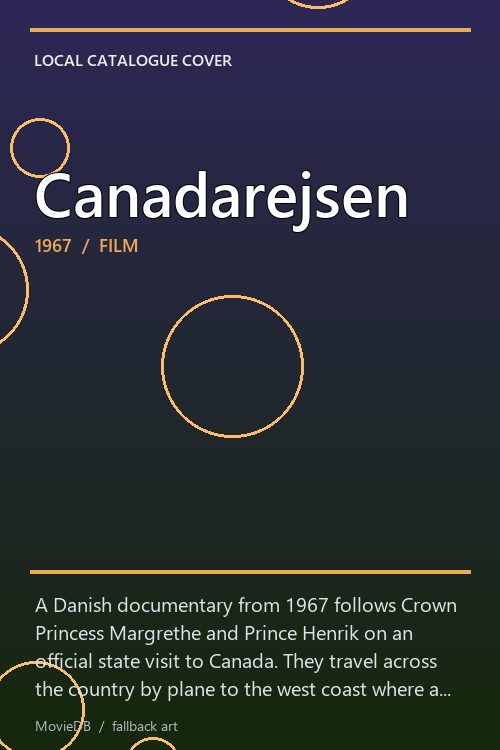 Canadarejsen poster