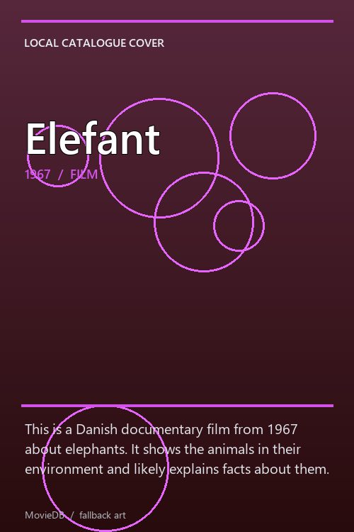 Elefant poster