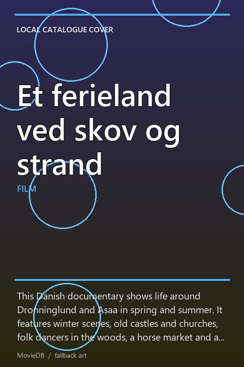 Et ferieland ved skov og strand poster