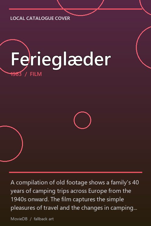 Ferieglæder poster