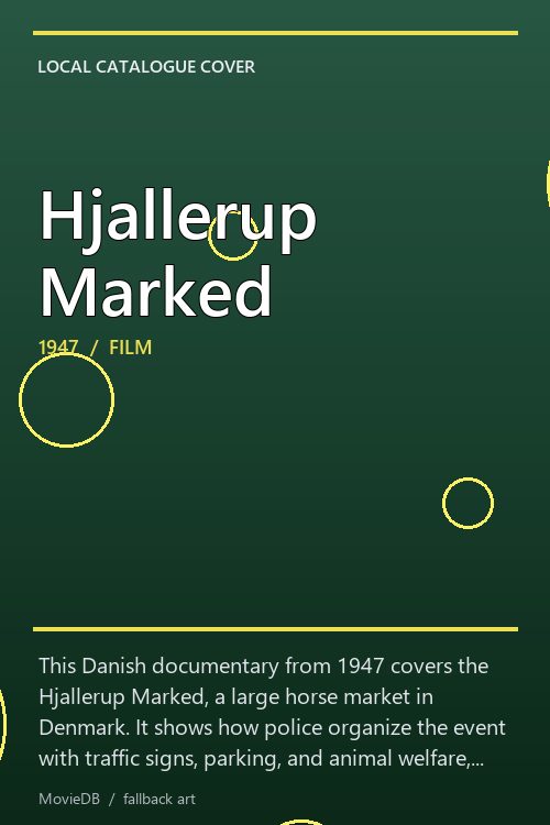 Hjallerup Marked poster