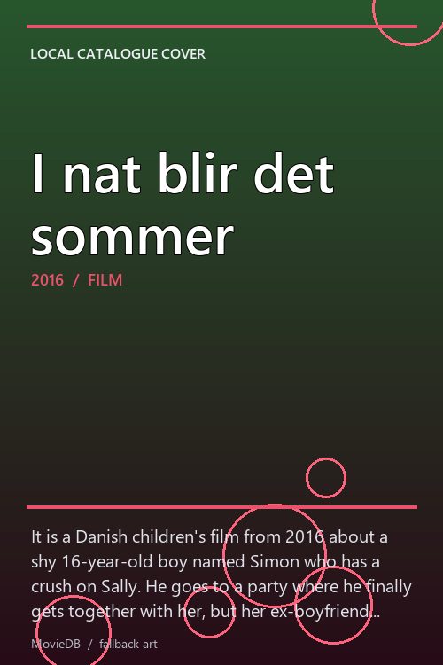I nat blir det sommer poster