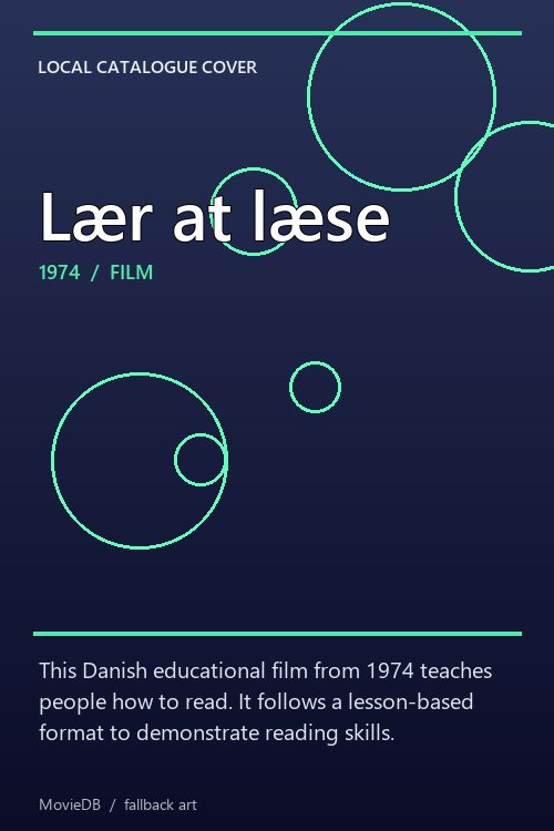 Lær at læse poster