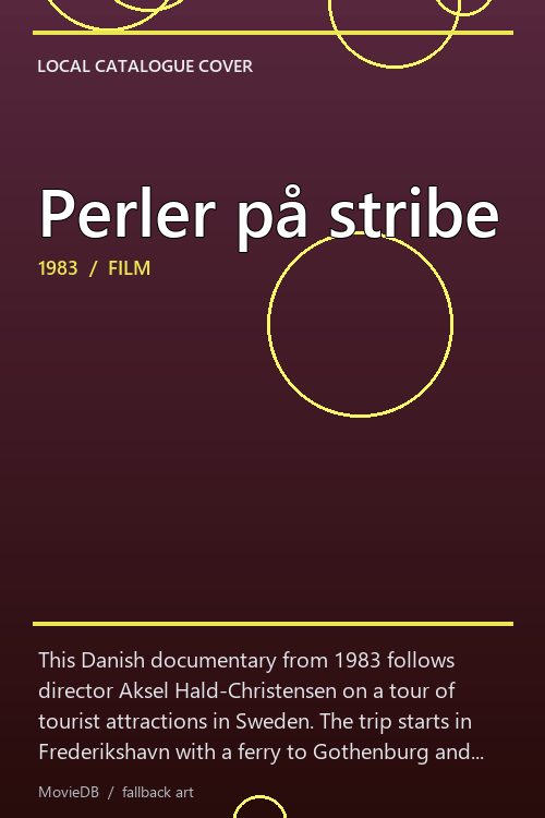 Perler på stribe poster