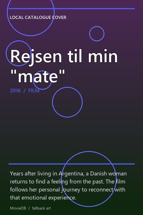 Rejsen til min "mate" poster