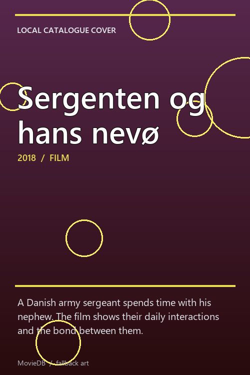 Sergenten og hans nevø poster