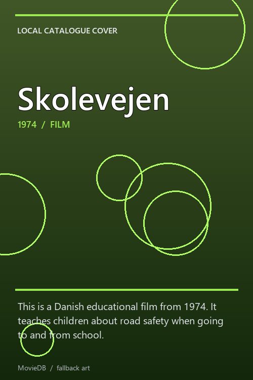 Skolevejen poster
