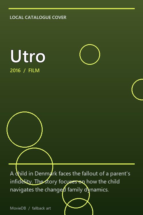 Utro poster