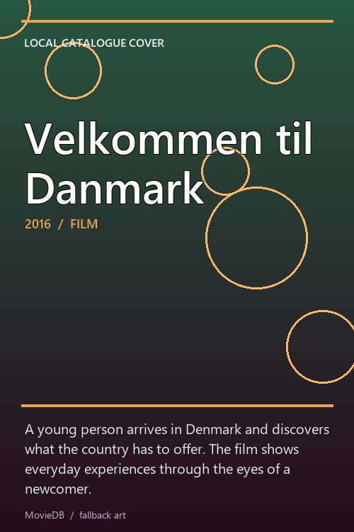 Velkommen til Danmark poster