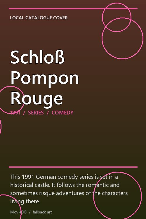 Schloß Pompon Rouge poster