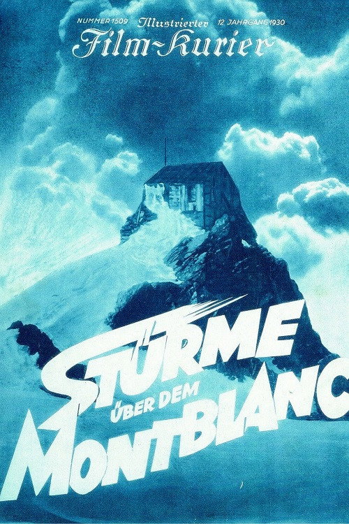 Storm over Mont Blanc poster