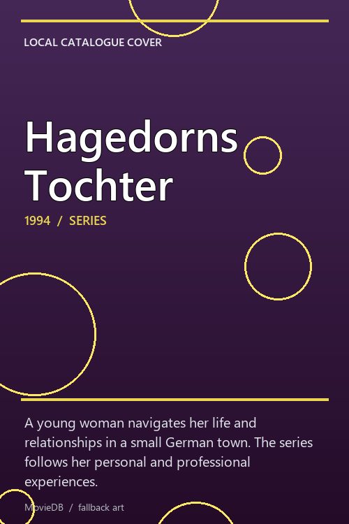 Hagedorns Tochter poster