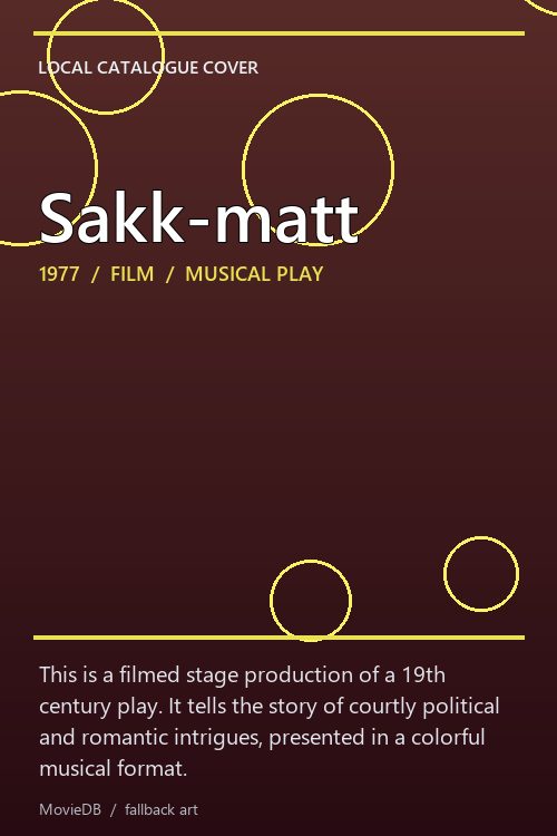Sakk-matt poster