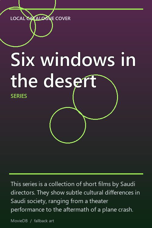 Six windows in the desert poster