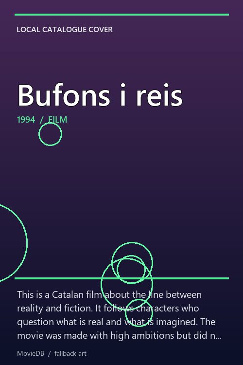 Bufons i reis poster
