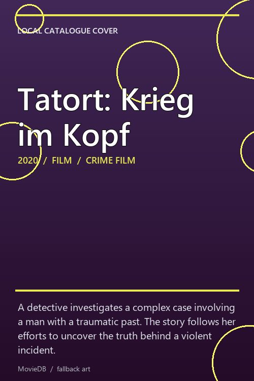 Tatort: Krieg im Kopf poster