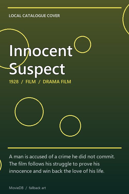 Innocent Suspect poster