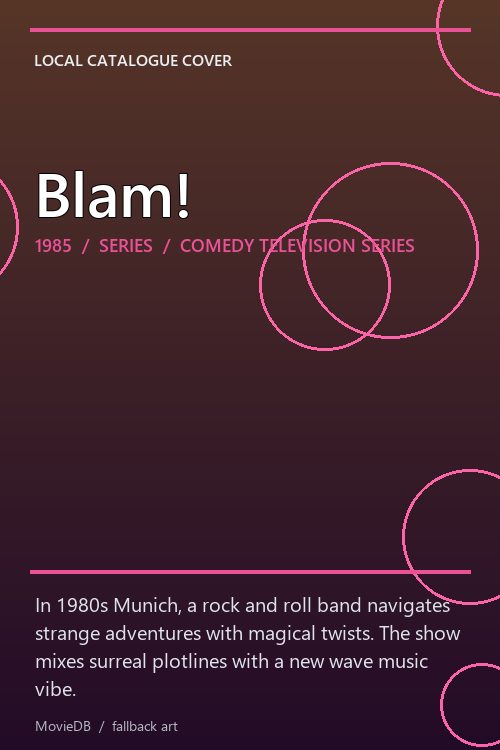Blam! poster