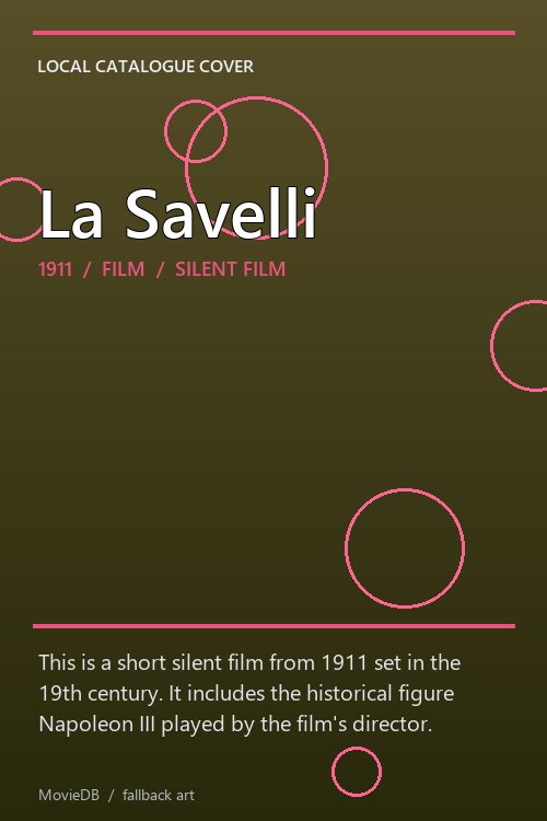 La Savelli poster