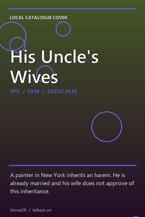 His Uncle's Wives poster