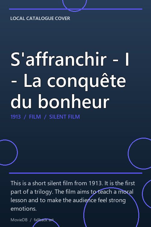 S'affranchir - I - La conquête du bonheur poster