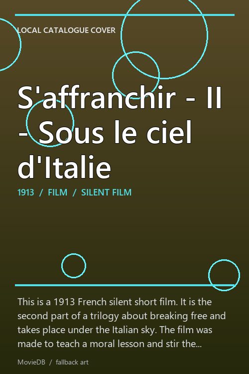 S'affranchir - II - Sous le ciel d'Italie poster