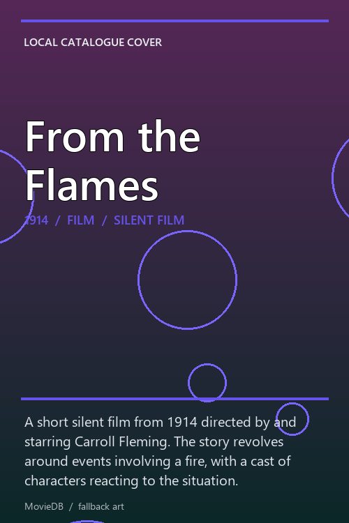 From the Flames poster