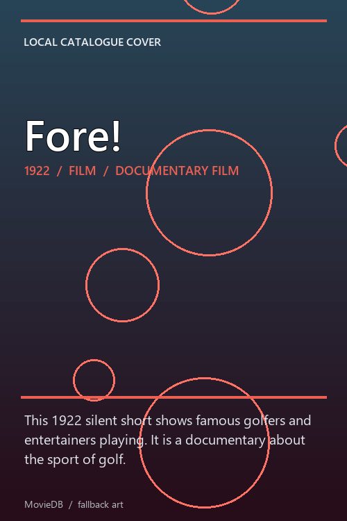 Fore! poster