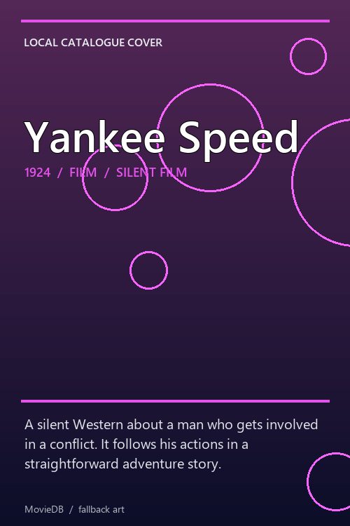 Yankee Speed poster