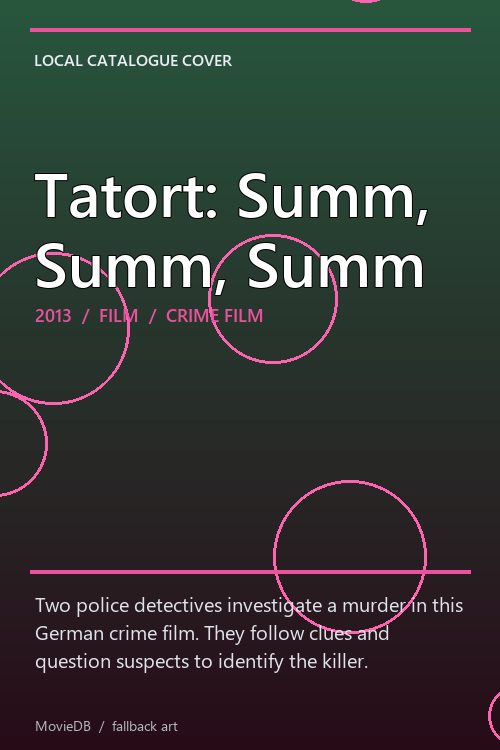 Tatort: Summ, Summ, Summ poster