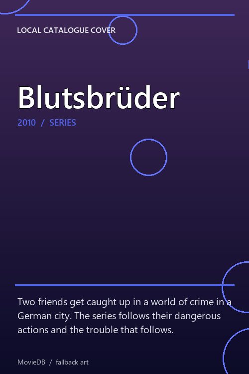 Blutsbrüder poster