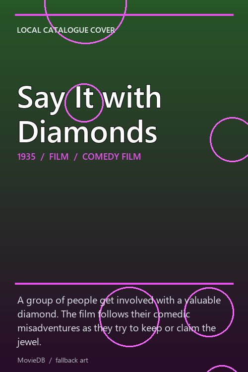 Say It with Diamonds poster