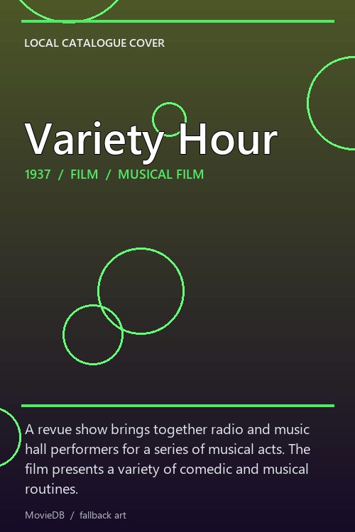 Variety Hour poster