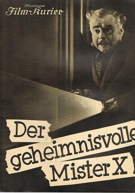 The Mysterious Mister X poster