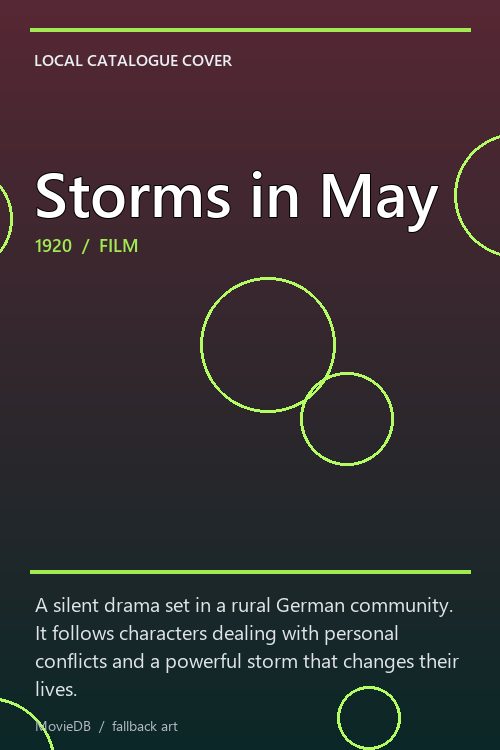 Storms in May poster