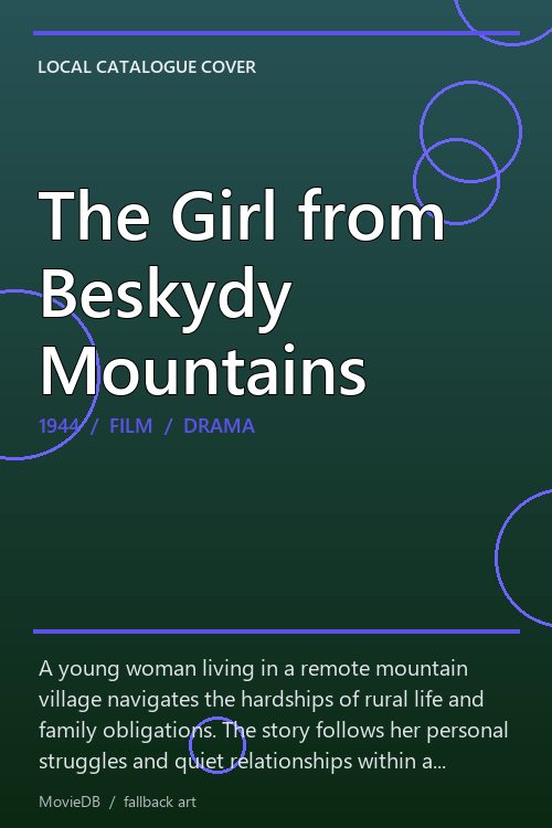 The Girl from Beskydy Mountains poster
