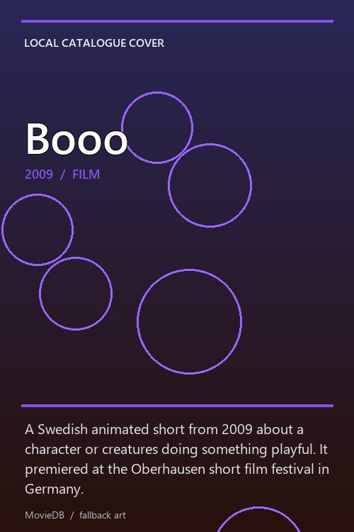 Booo poster