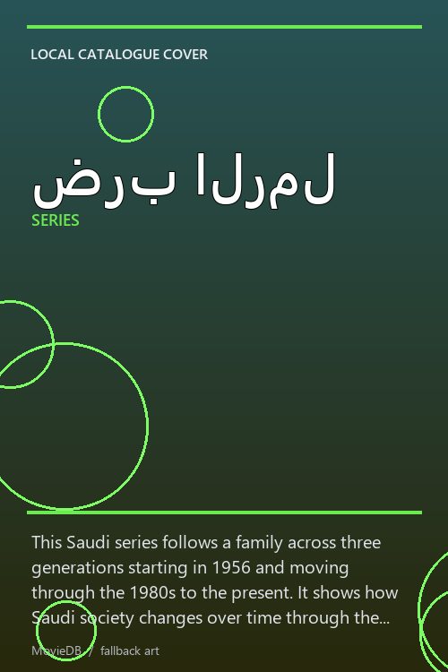 ضرب الرمل poster