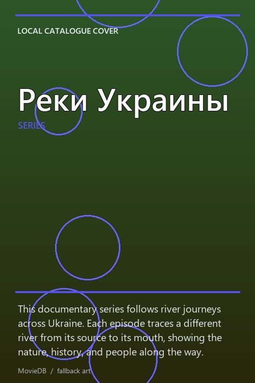 Реки Украины poster