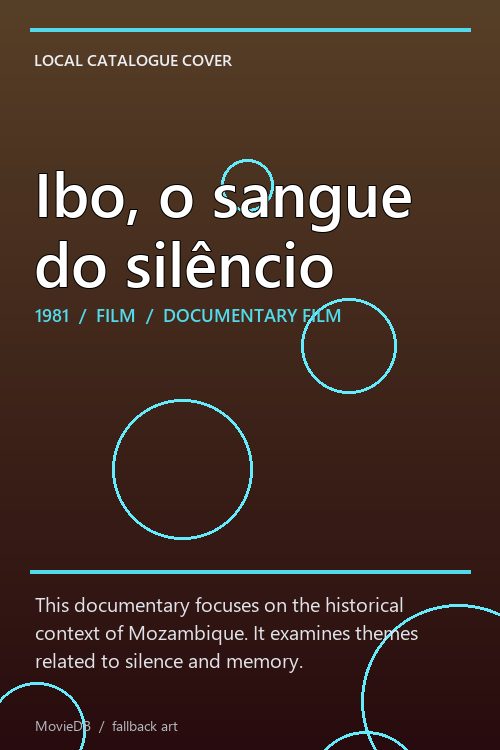 Ibo, o sangue do silêncio poster