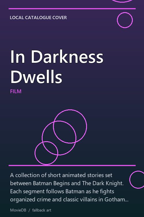 In Darkness Dwells poster