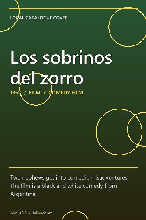 Los sobrinos del zorro poster