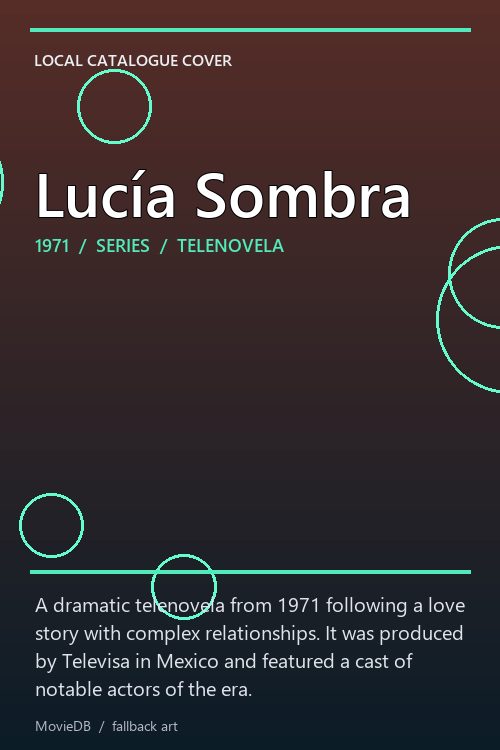 Lucía Sombra poster