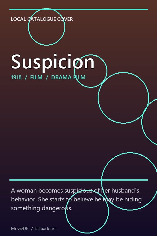 Suspicion poster