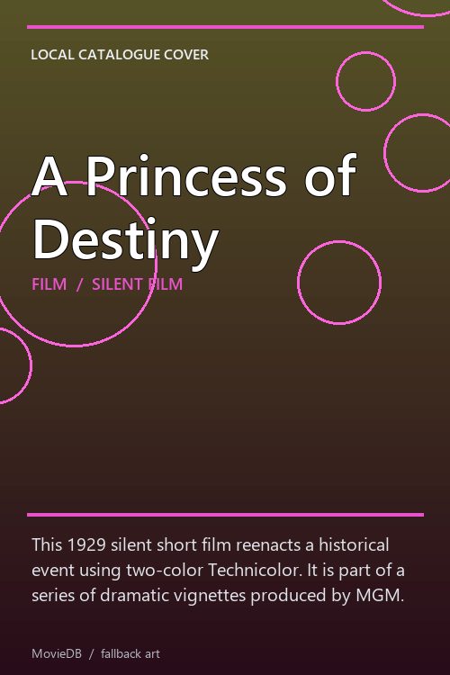 A Princess of Destiny poster